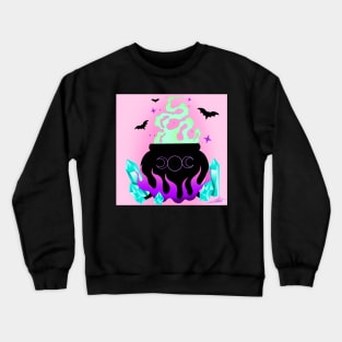 Cauldron with crystals Crewneck Sweatshirt